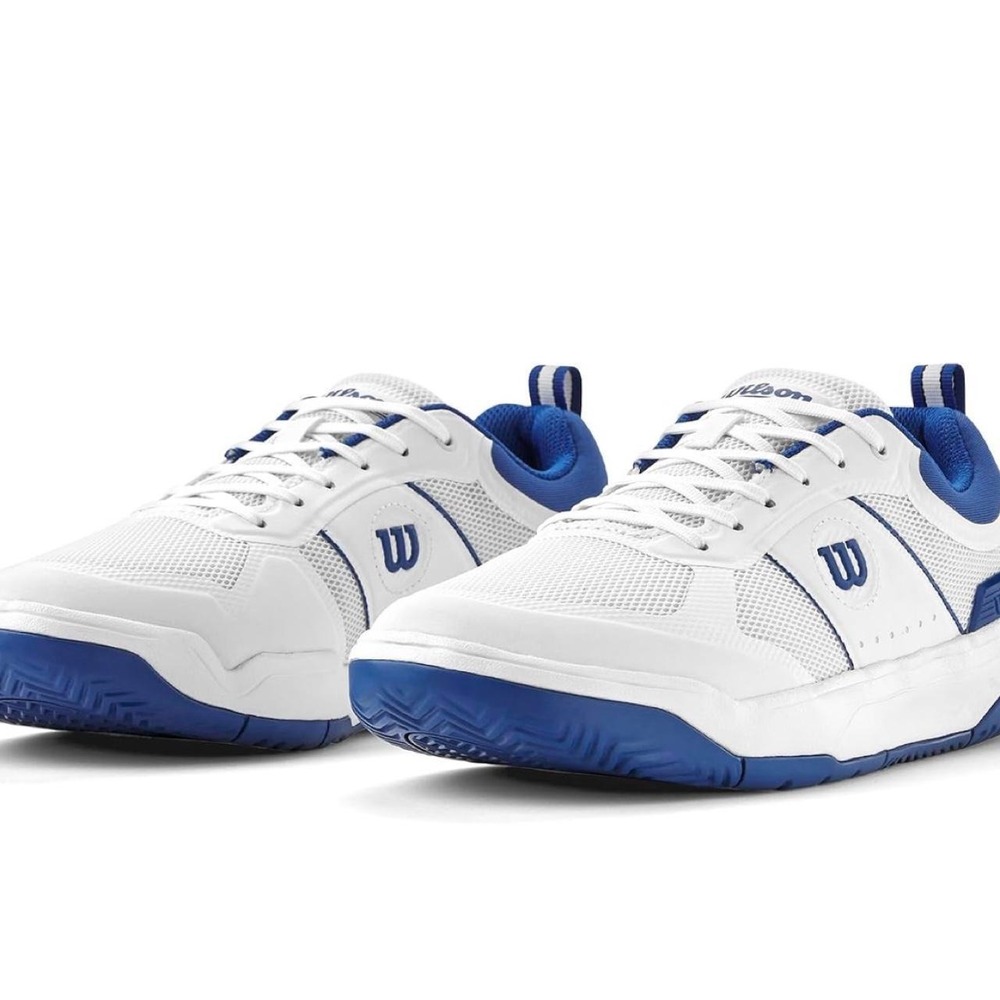 Wilson Pickle Pro Mens Tennis Shoes White Blue WRS334560 Sneaker Size 9.5